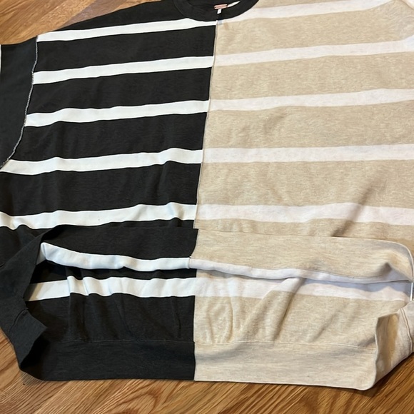 Free People Uptown Stripe Pullover Size Small NWT - Picture 8 of 14